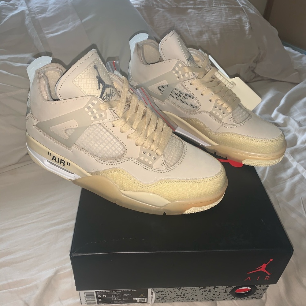 Jordan Retro 4 Off-White Sail